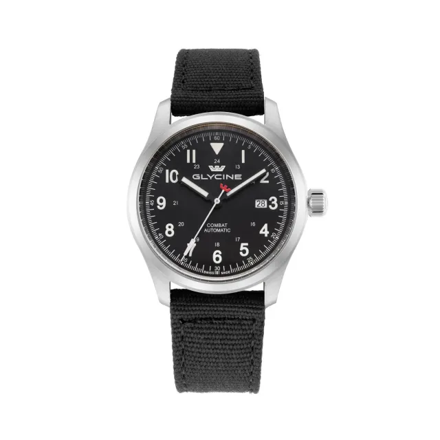Glycine Combat Field GL0574 Herrenuhr 40mm schwarz Automatik