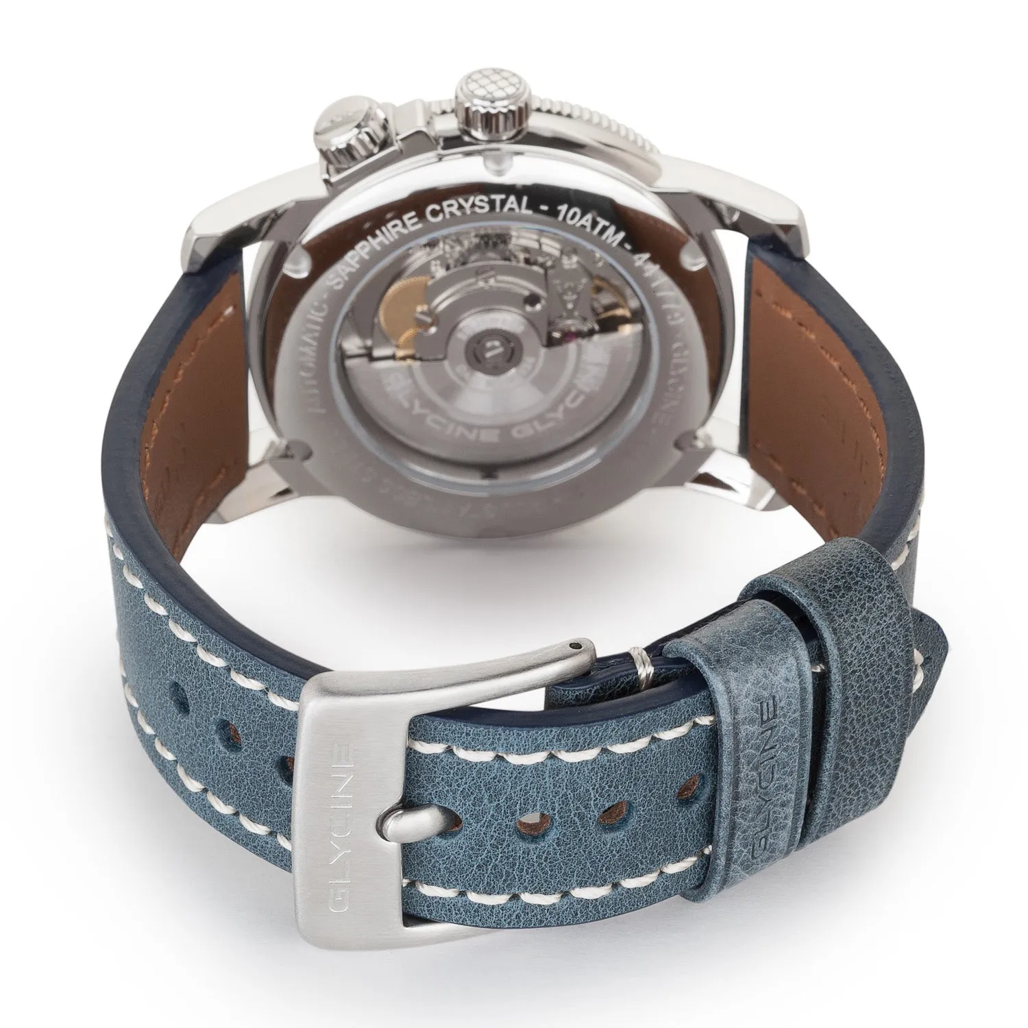 Glycine Airman Double Twelve GL0062 Automatikuhr 42 mm blau