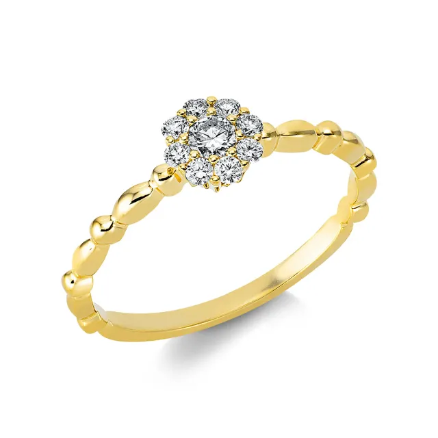 Hans Lorenz Illusion Classic Ring Gr. 54 0,21 ct