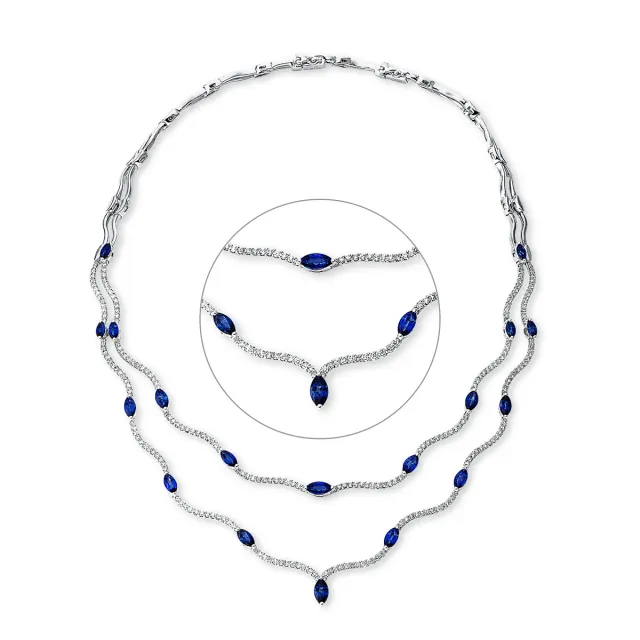 Hans Lorenz Farbstein Classic Collier Halskette