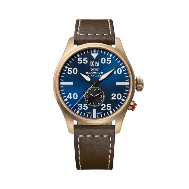 Glycine Airpilot GL0369 Dual Time Herrenuhr 44 mm