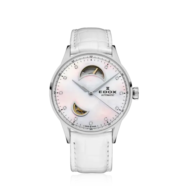 Edox Les Vauberts Open Heart Automatic Herrenuhr Automatik