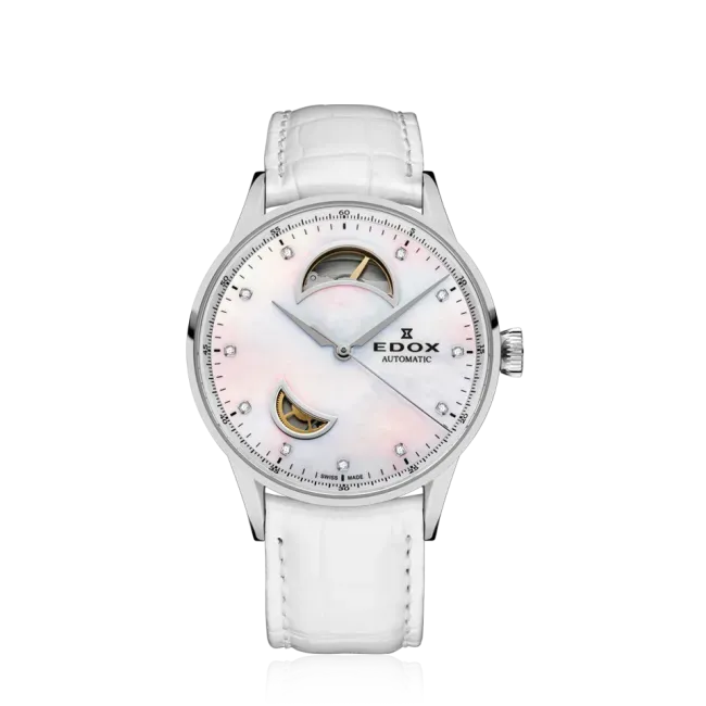 Edox Les Vauberts Open Heart Automatic Herrenuhr Automatik