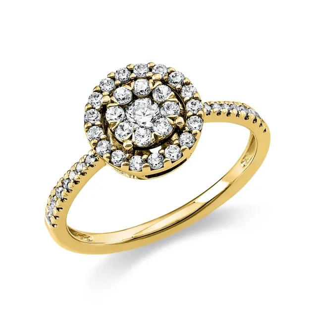 Hans Lorenz Illusion Classic Ring mit Brillant