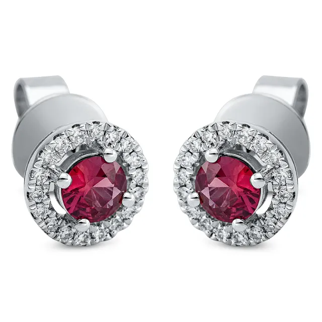 Hans Lorenz Uhrmachermeister und Juwelier Farbstein Classic Ohrstecker