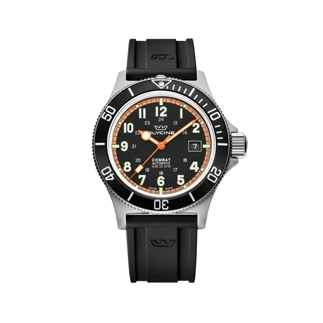 Glycine Combat Sub GL0431 Automatikuhr 42mm schwarz