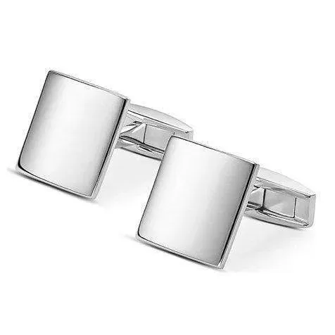 Juwelier Krebber Manschettenknöpfe Silber 925 poliert Paar