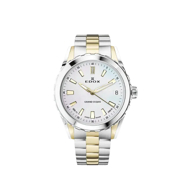 Edox Delfin Date Damenuhr Ladies Datum