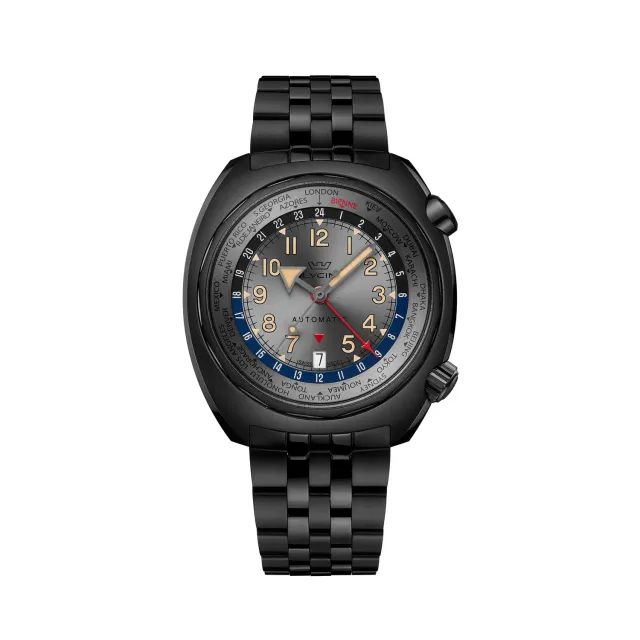 Glycine Airman SST GMT GL0314 Automatikuhr 43mm grau 200m
