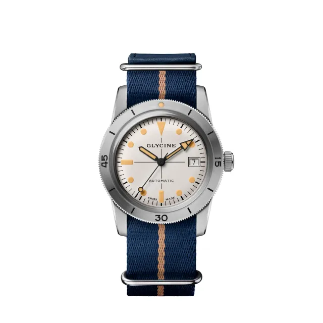 Glycine Sea Kraken 39mm Automatikuhr GL0503 silber Saphirglas