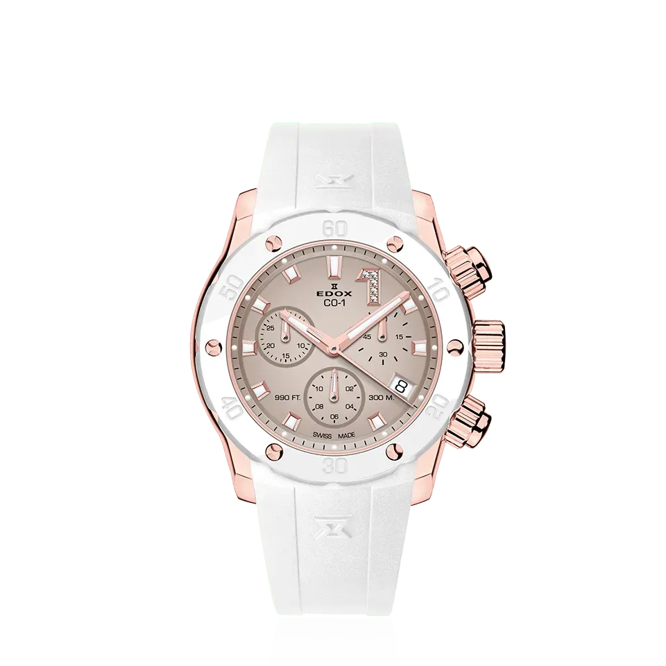 Edox Delfin Chronolady Damenuhr