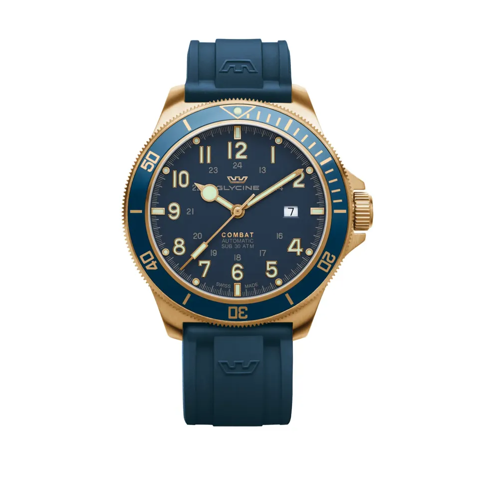 Glycine Combat Sub GL0282 Automatikuhr 46 mm Blau 300 m