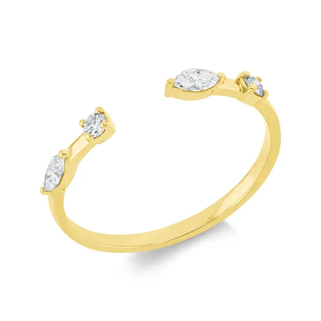 Hans Lorenz Modern Woman Ring Brillantring