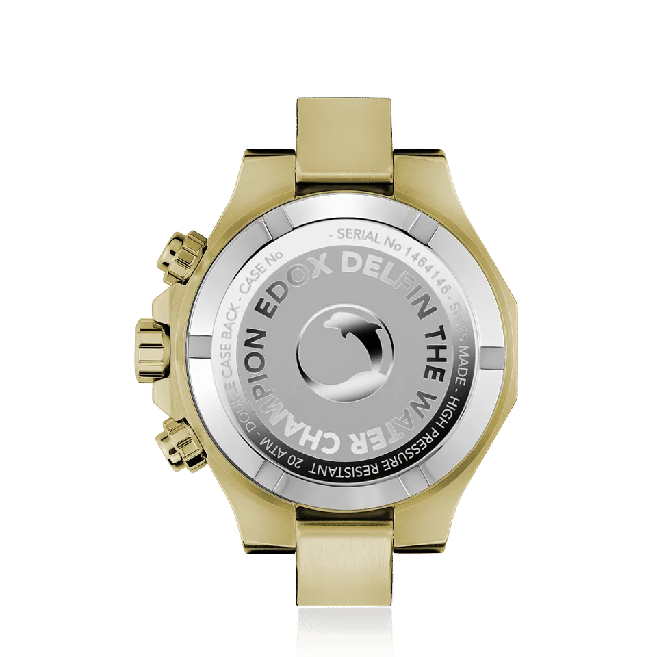 Edox Delfin Chronograph Armbanduhr