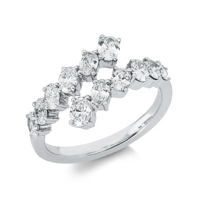 Hans Lorenz Modern Woman Ring Gold mit Brillant