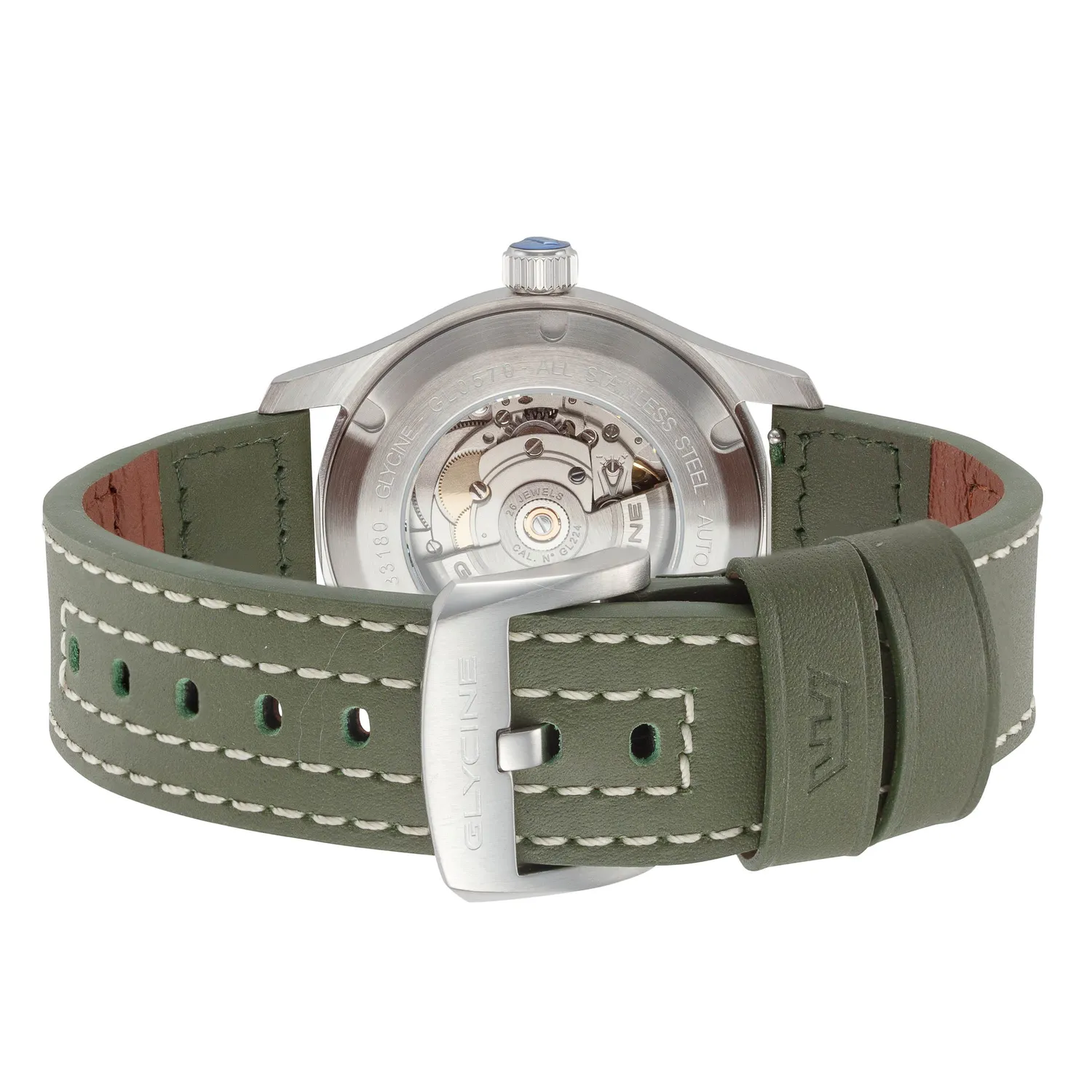 Glycine Combat Field GL0570 Automatikuhr 42 mm schwarz grün
