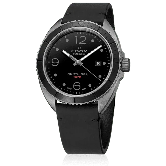 Edox Delfin North Sea 1978 Date Automatic Uhr