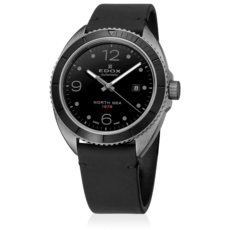 Edox Delfin North Sea 1978 Date Automatic Uhr