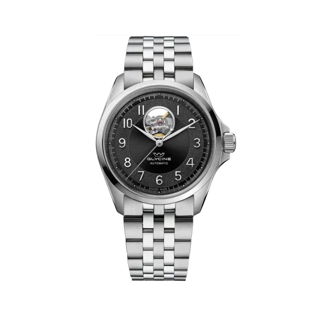 Glycine Combat Classic GL0427 Herrenuhr 40mm Open Heart