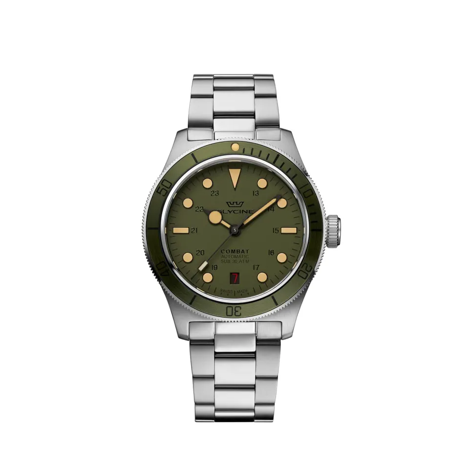 Glycine Combat Sub Sport GL0405 39 mm Automatikuhr grün