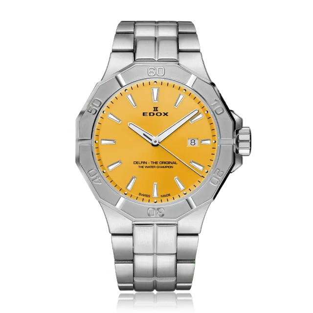 Edox Delfin Date Armbanduhr mit Datum