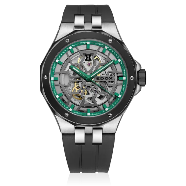 Edox Delfin Mecano Automatic Armbanduhr Automatik