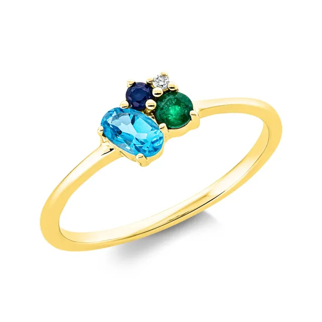 Hans Lorenz Farbstein Fashion Ring mit Farbstein
