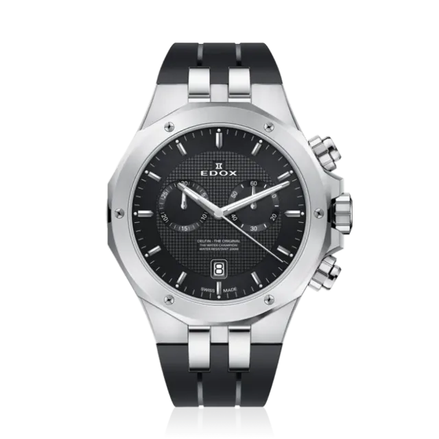 Edox Delfin Chronograph Armbanduhr