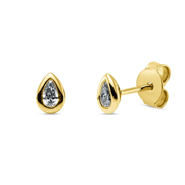 Hans Lorenz Solitaire Ohrstecker