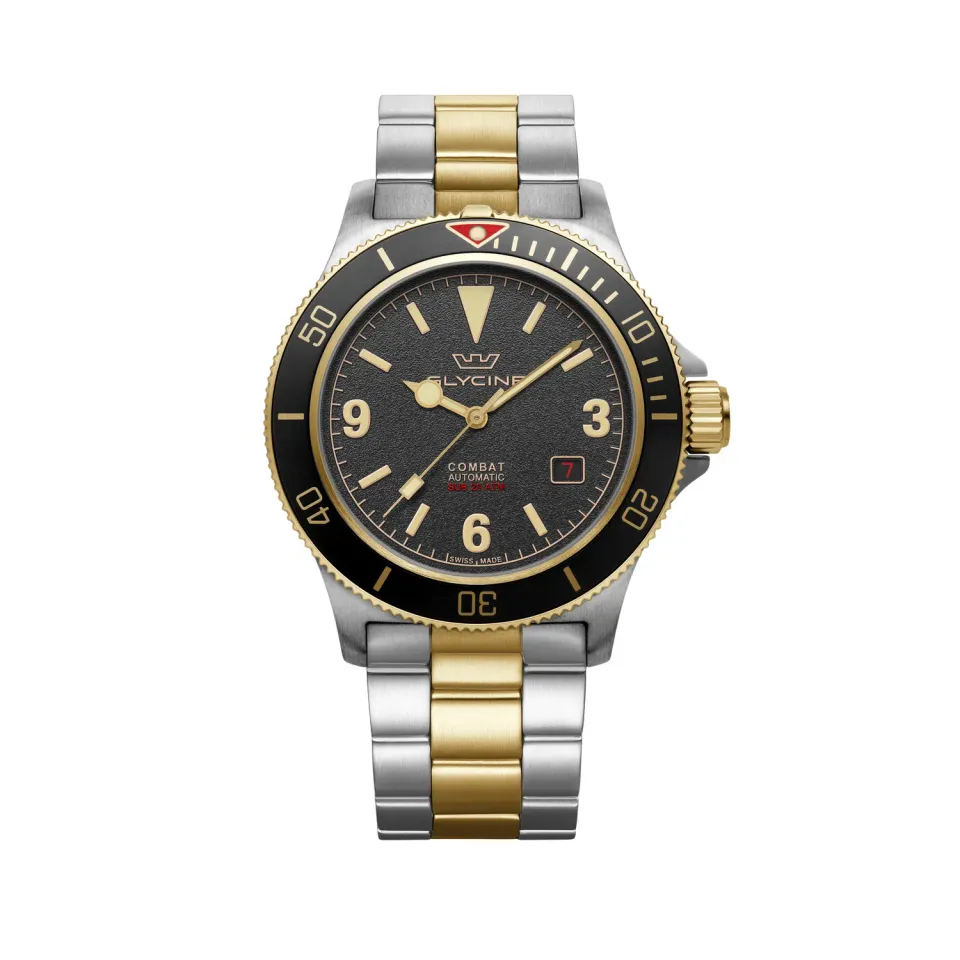 Glycine Combat Sub Vintage GL0259 Automatikuhr Stahl 42mm 200m