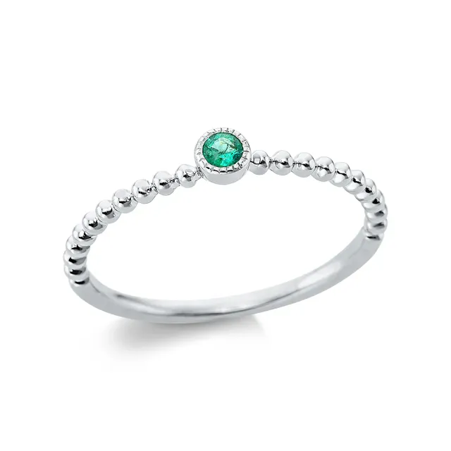 Hans Lorenz Farbstein Classic Ring mit Brillanten