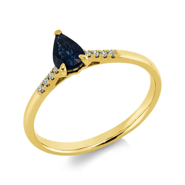 Hans Lorenz Farbstein Classic Ring Gold Diamant