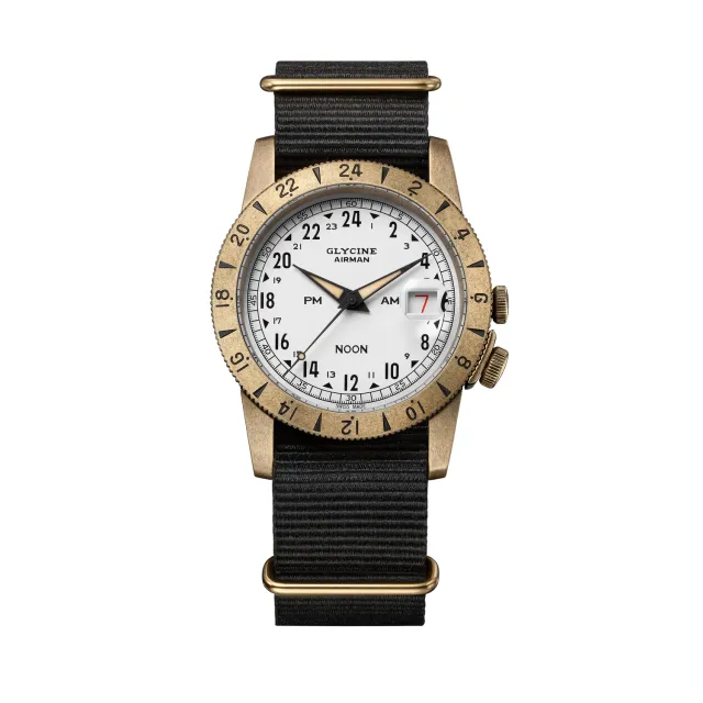 Glycine Airman Vintage GL0378 Herrenuhr Automatik 40mm