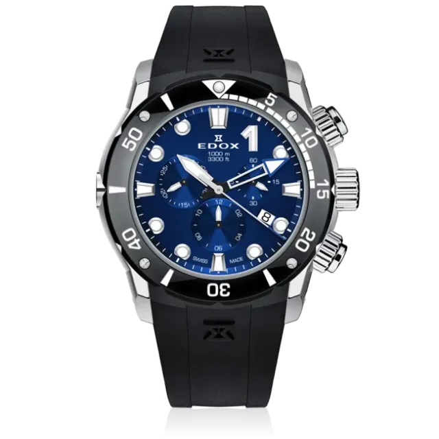 Edox Delfin The Original Chronograph Armbanduhr