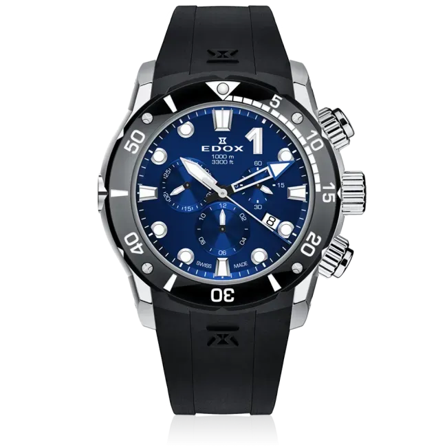 Edox Delfin The Original Chronograph Armbanduhr