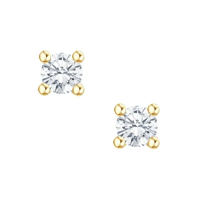 Krebber Essentials EH005498 Ohrstecker Gelbgold 0,08 ct