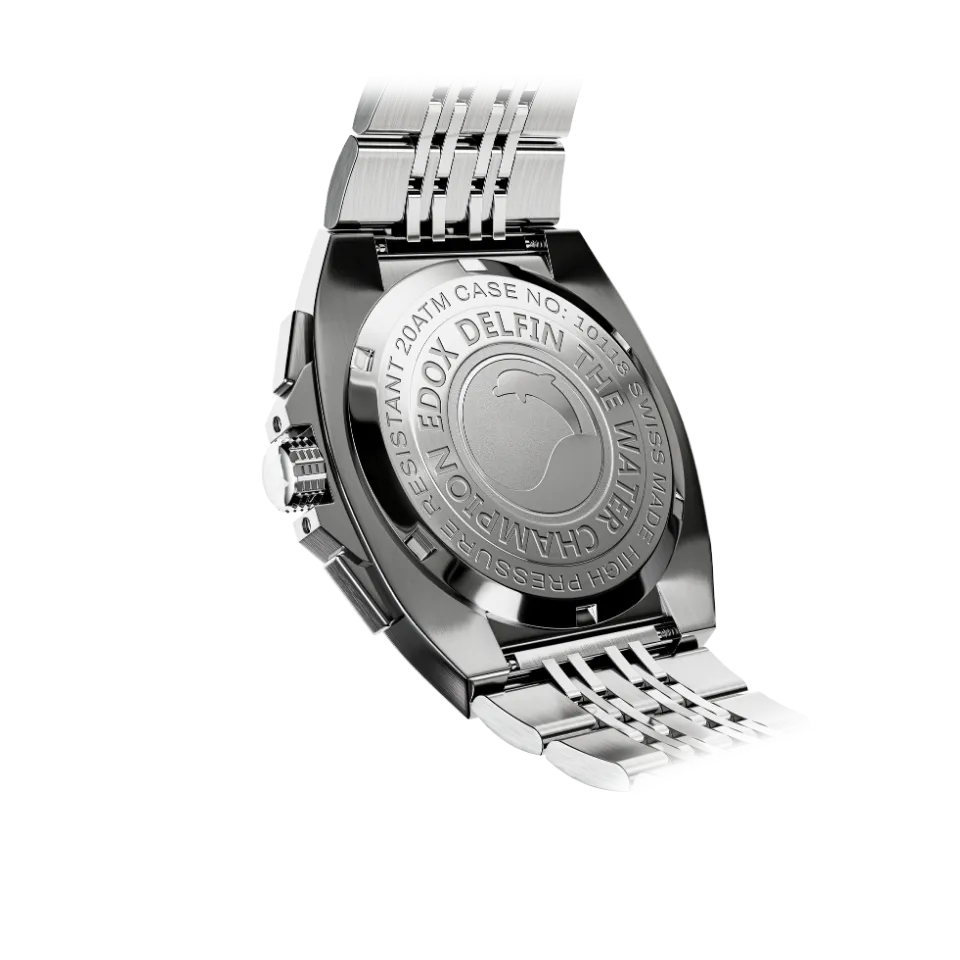 Edox Delfin 1973 Chronograph Armbanduhr
