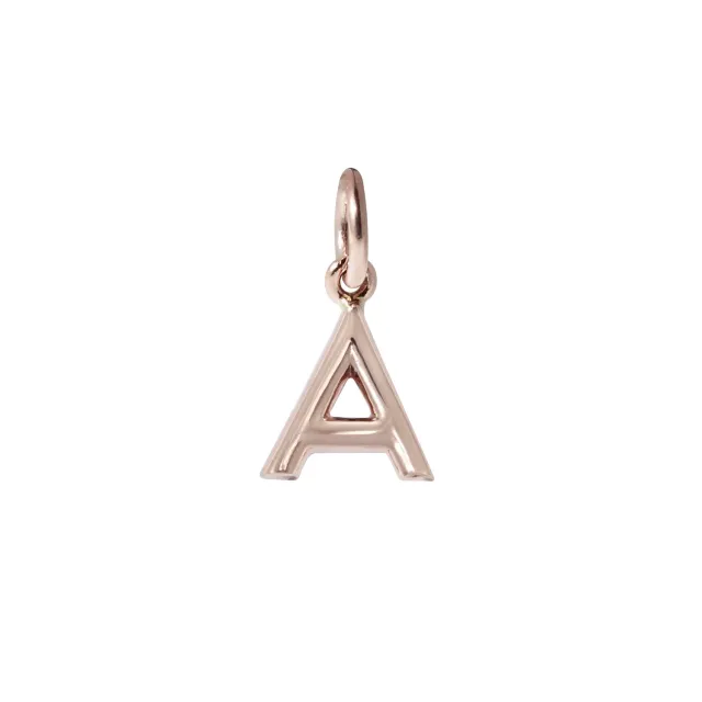 Krebber Essentials Buchstaben-Anhänger 18 Karat Gold personalisiert