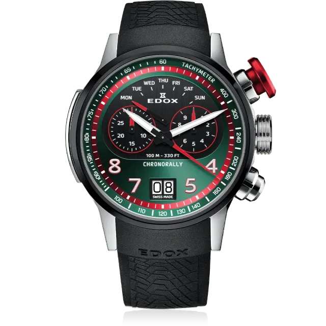 Edox Chronorally Chronograph Armbanduhr