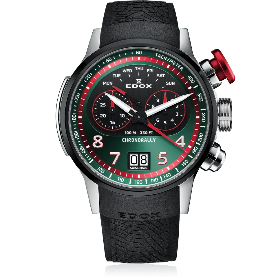 Edox Chronorally Chronograph Armbanduhr