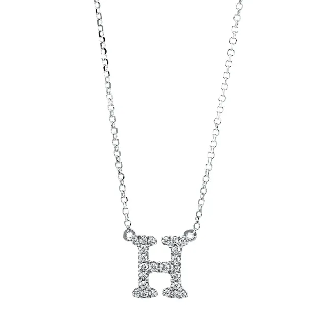 Hans Lorenz Buchstabe Kette Collier
