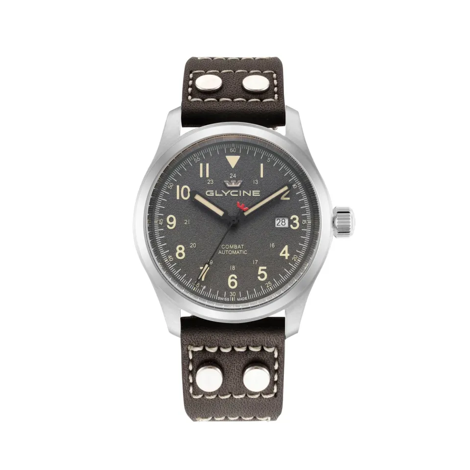 Glycine Combat Field GL0562 Automatikuhr 42mm grau