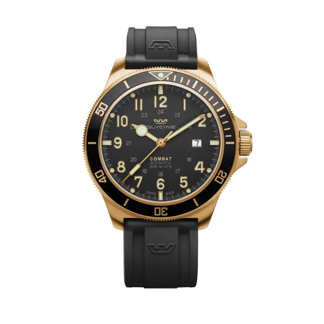 Glycine Combat Sub GL0292 Herrenuhr 46mm 300m Taucheruhr