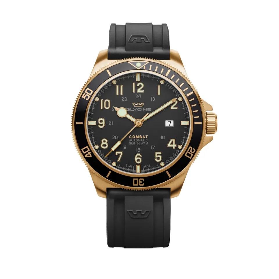 Glycine Combat Sub GL0292 Herrenuhr 46mm 300m Taucheruhr