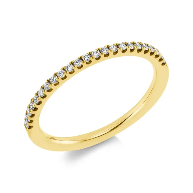 Hans Lorenz Memoire Halb Brillantring Gold Diamant