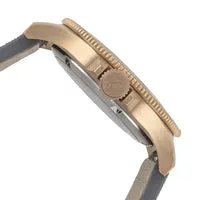 Glycine Combat Sub GL0390 Herrenuhr Bronze 42mm grau