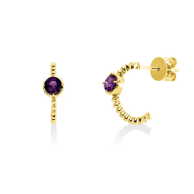 Hans Lorenz Uhrmachermeister und Juwelier Ohrschmuck Farbstein Fashion