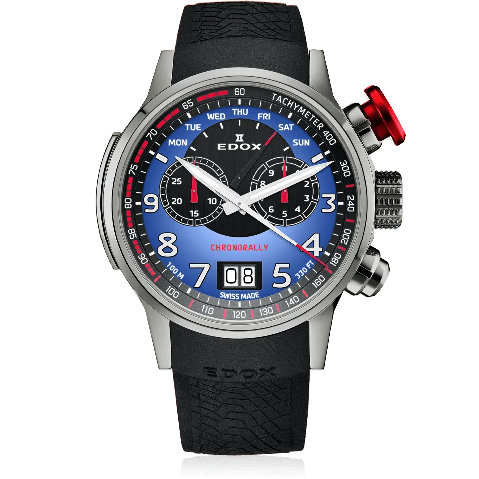 Edox Chronorally Limited Edition Armbanduhr limitiert