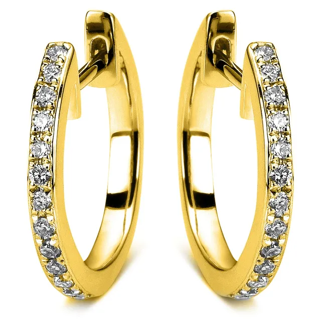 Hans Lorenz Modern Woman Creolen 0,19 ct