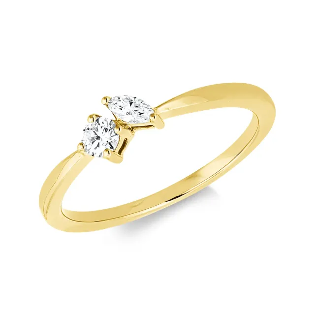 Hans Lorenz Modern Woman Ring mit Brillanten